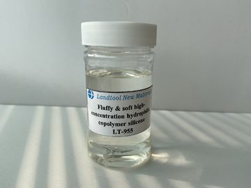 Cationique faible de silicone d'émulsion hydrophile liquide transparente d'adoucissant